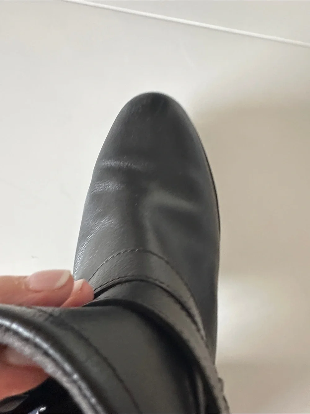 Clark’s Black Leather Ankle Boots with Buckle Straps - Picture 7 of 8
